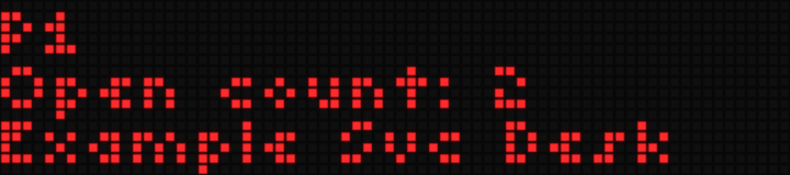 Critical display falling back to a generic P1 label
